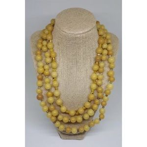 Gorgeous Multi-Strand Statement Bead Necklace